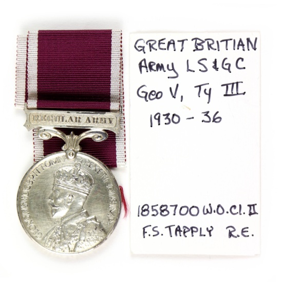 Gr. Britain Army LS & GC Medal