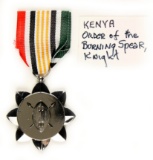 Kenya Order of the Burning Spear Knight Medal