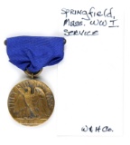 Springfield, MA WWI Service Medal