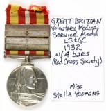 Gr. Britain Voluntary Medical Service LS & GC Medal