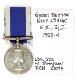 Gr. Britain Navy LS & GC Medal