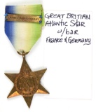 Gr. Britain Atlantic Star Medal