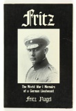 Book: Fritz; The WWI Memoirs of a German Lieutenant