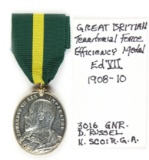 Gr. Britain Territorial Force Efficiency Medal