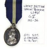 Gr. Britain Special Reserve LS & GC Medal