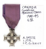 Canadian Memorial Cross 1940-45