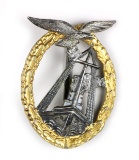 German Luftwaffe Sea Battle Badge