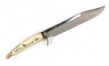 Custom GEK Knife with Walrus Tusk Handle