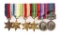 Gr. Britain WWII Miniature Medals Pin Bar (6)