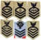 U.S. Military Insignia Pocket Patches (6)
