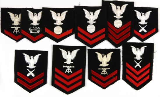 U.S. Navy Pocket Patches (10)