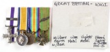 Gr. Britain WWI Miniature Medals (4)