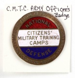 Citizens' Military Training Camps Army Officer's Badge