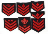 U.S. Maritime Service Pocket Patches (7)