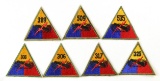 U.S. Army Armored Division Patches (7)