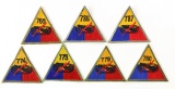 U.S. Army Armored Division Patches (7)