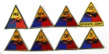 U.S. Army Armored Division Patches (8)