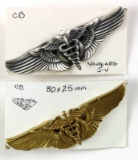 U.S. Army Air Force Flight Surgeon Wings Pins (2)