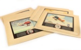 Set of 8 Thompson Products Cleveland Air Race Lithos by C.H. Hubbell