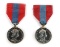 Gr. Britain Imperial Service Medals (2)