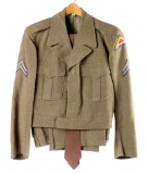 WWII U.S. Army Jacket, Pants & Tie