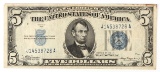$5 Blue Seal Silver Certificate