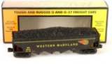 Rail King 30-75183 Western Maryland Hopper Car w/Coal Load