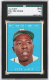 Baseball Card 1961 Topps, #484 Hank Aaron - MVP