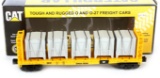 Rail King Flat Car w/Bulkheads & LCL Containers