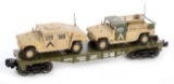 Flat Car w/ Hummer Troop Carrier