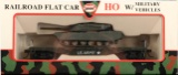 Model Power 40Ft Flat Car w/ Abrams Tank