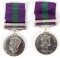 Gr. Britain Army Genl. Svc. Medal (2)
