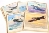 Charles H. Hubbell Color Aviation Lithographs (12)
