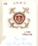 US Maritime Service Hat Pin