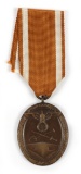 Nazi Germany Westwall Medal
