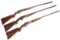 Three Single Shot Shotguns