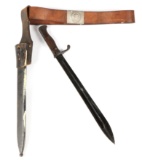 German Bayonet with Belt and Nazi RAD Belt Buckle