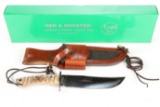 Hen & Rooster Ram's Horn Bowie Knife
