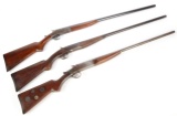 Three Single Shot Shotguns