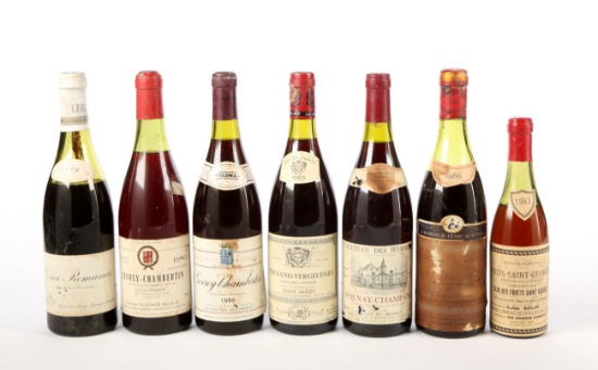 Mixed Lot of Reds from Burgundy (7) - Shipping is NOT available for this lot. Local pickup only.