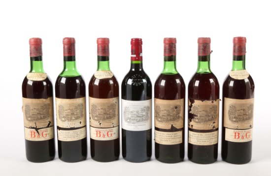Château Lafite-Rotschild Pauillac (7) - Shipping is NOT available for this lot. Local pickup only.