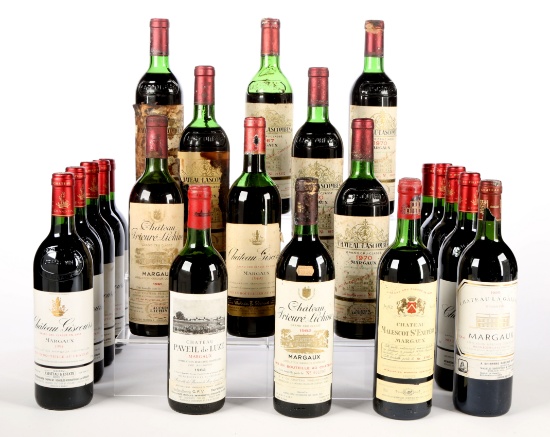 Mixed Lot of Bordeaux from Margaux (21) - Shipping is NOT available for this lot. Local pickup only.
