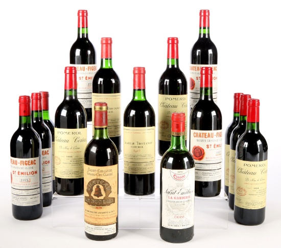 Mixed Lot of Bordeaux from Pomerol and St Emilion (15) - Local pickup only.