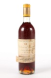 1959 Château D’Yquem Sauternes (1) - Shipping is NOT available for this lot. Local pickup only.