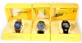 Lot of 3 Invicta Watches