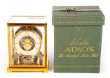 LeCoultre Atmos Brass Mantle Clock