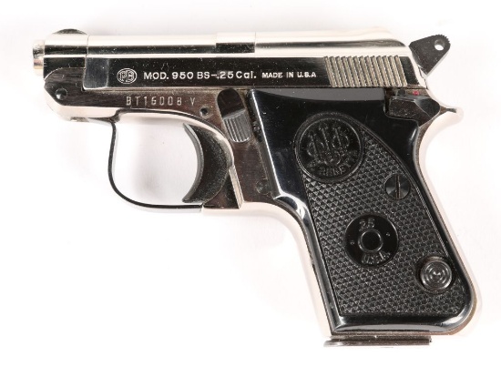 Beretta 950BS in .25 Semi-Auto