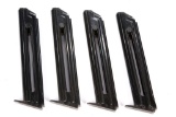 Four 22 LR Browning magazines