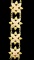 10K Black Hills Gold Gold Flower & Leaf Bracelet