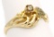 10K Black Hills Gold & Diamond Ring